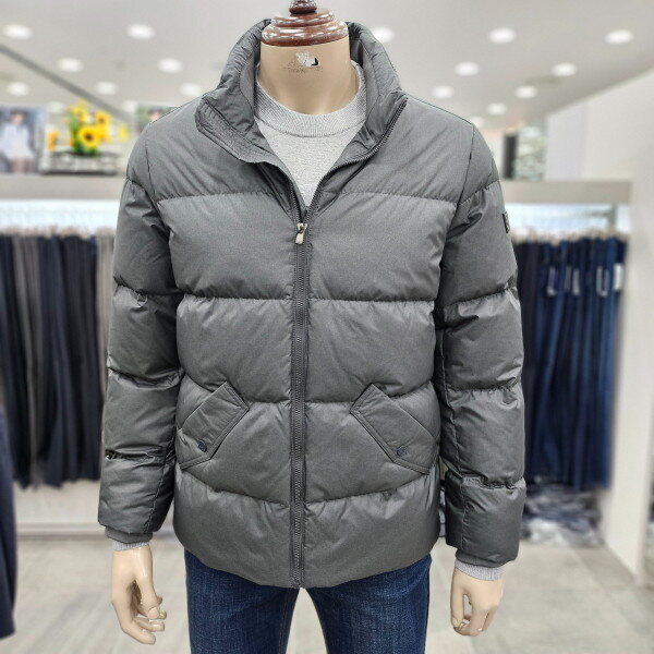 피에르가르뎅 [피에르가르뎅](모다인천점)그레이 퀄팅 구스 다운 캐주얼 점퍼/PPJP4201A_IC