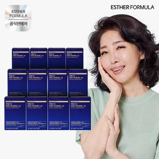 [에스더포뮬러][12박스]여에스더 NMN 파이토에스 2X 12개월분 (30매 x 12박스)