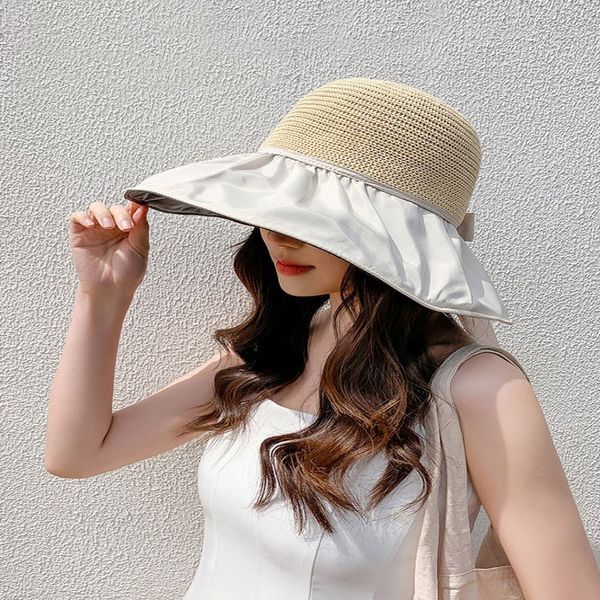 에이치플러스몰 에이치플러스몰 [하프클럽/에이치플러스몰]여성 3컬러 울트라 와이드챙 버킷햇 자외선차단모자