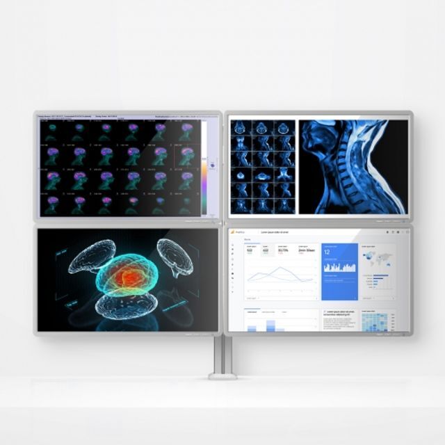 알티피아 CamelMount MSC32Q 쿼드 다중모니터암 32인치 이하 4