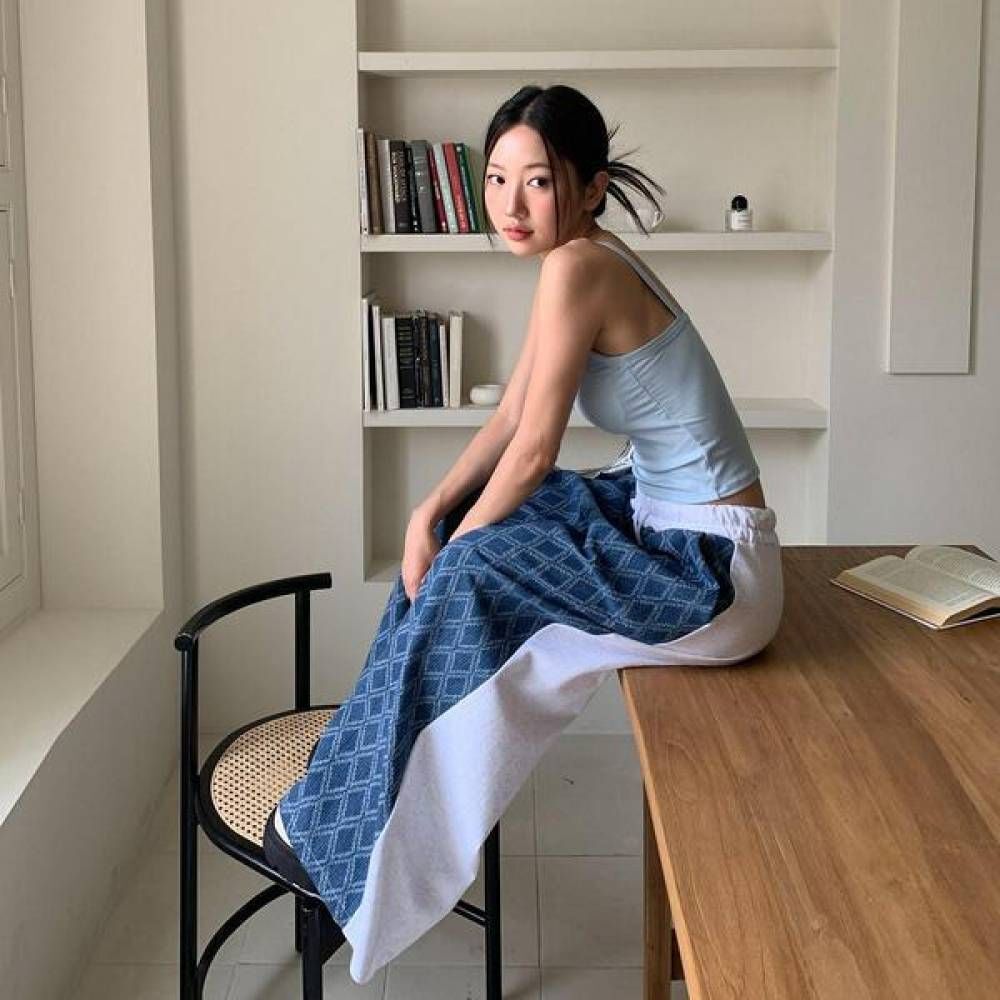 지오벤처스 여성조거팬츠 조거팬츠 여모바지 허리밴디 치마바