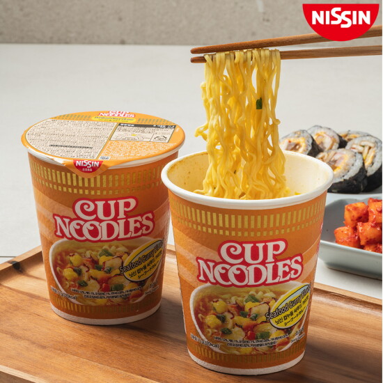 [훼밀리인터내셔날][NISSIN] 닛신 씨푸드 컵누들(카레) 71g * 24개입