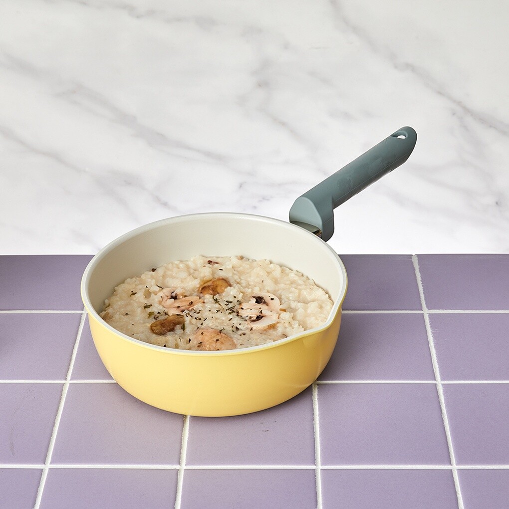 상세참조 모던하우스(아울렛) 슈가쿡 세라믹코팅 인덕션겸용 냄비라이팬 20cm 옐로우_CK0224011