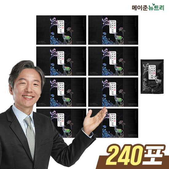 [메이준뉴트리][8박스/240포] 박경호의 진심 흑염소 진액 프리미엄 60 ml x 30포 x 8박스 