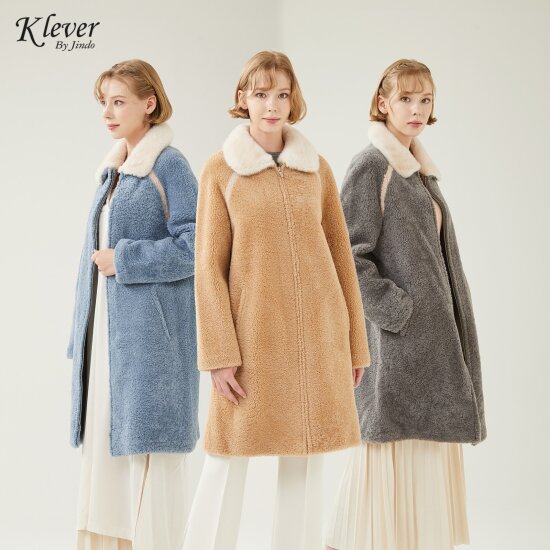 밍크카라 무스탕코트(BC80)