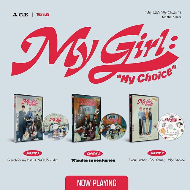 KAKAO ENTERTAINMENT 교보문고 A.C.E(에이스) - MY GIRL: “MY CHOICE” [미니 6집]