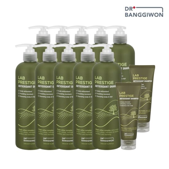 □[더블] 랩프레스티지 안티옥시던트 항산화 탈모샴푸 500ml*10개 + (무료체험분)100ml*2개