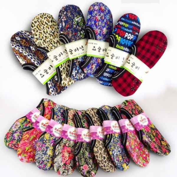 셀러허브(하프클럽) [하프클럽/셀러허브_여성트랜드패션]1켤레 색상랜덤 판촉제품 꽃무늬 꽃 겨울