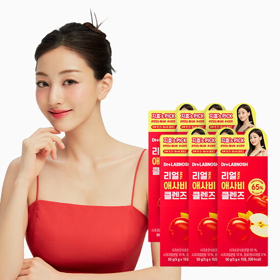 [랩노쉬][6박스] 지효 PICK! 닥터랩노쉬 리얼 애사비 클렌즈 2개월분 (60개입)