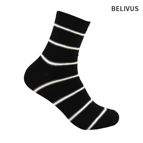 빌리버스 [빌리버스]빌리버스 남성 양말 장목 양말 스트라이프 캐주얼 삭스 BRSC001