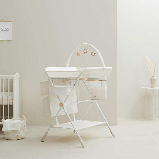 소베맘 [소베맘] 3세대 더 뉴 프리미엄 솔리드 원터치 기저귀교환대 기저귀갈이대