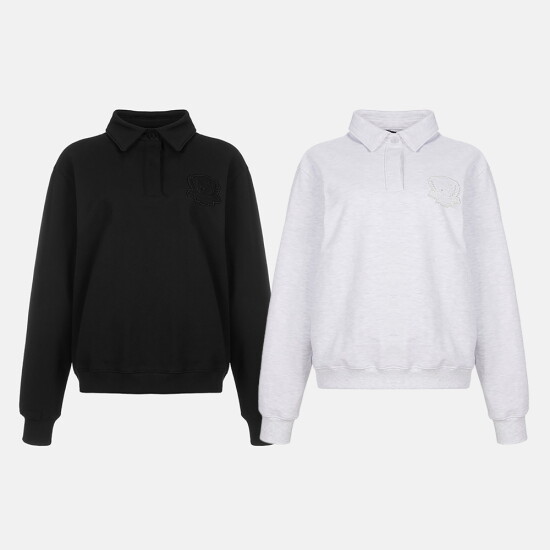 [메트로시티]Victoria Collar Sweatshirt M243CT0915 2종택1