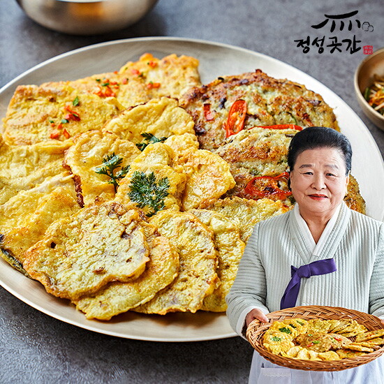 [정성곳간]정성곳간 모둠전(육전 2팩, 동태전 2팩, 녹두전 2팩, 버섯전 1팩, 산적 1팩), 각 250gx8팩 총 2kg