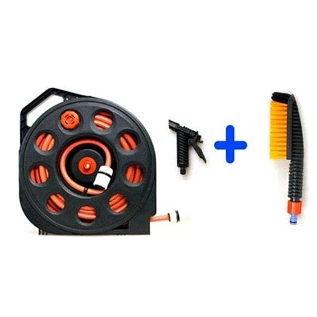 비제 에이치플러스몰 할인 15미터일체형 15 분사기세트 PC 호스 롤 휴대형