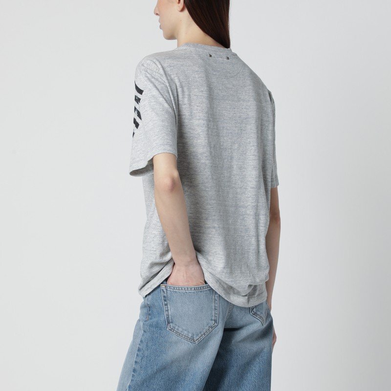 골든구스 골든구스 26 S/S 골든구스 그레이 티셔츠 WITH 로고 프린트 GUP01220P002523-60255 B0051943546