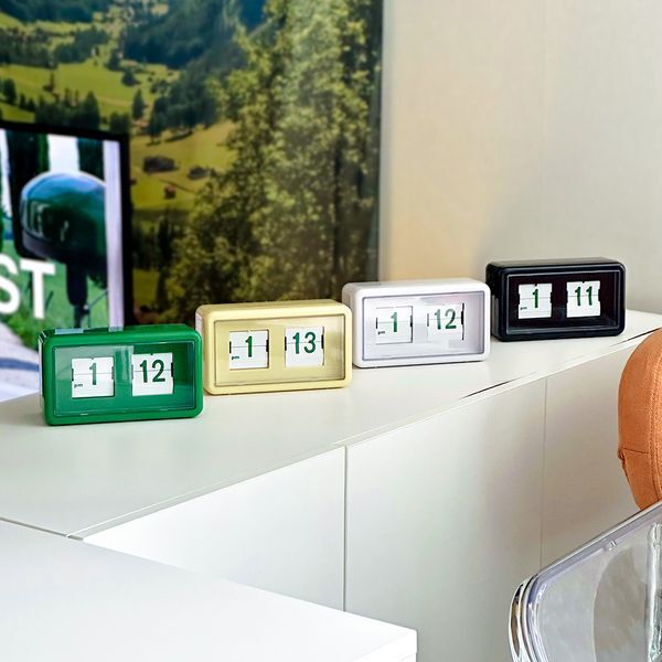 교보문고 아이노비아 오르미 레트로 마운틴 플립 벽걸이 탁상 시계