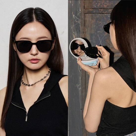[리끌로우(선글라스)]WIRWIR SUNGLASS (접이식 선글라스) 3컬러 택 1 (블랙/베이지/그레이)