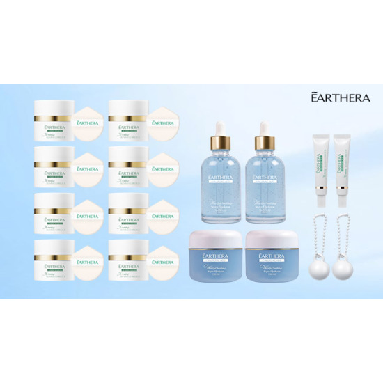 [얼쎄라][썸머에디션/올해단한번패키지]얼쎄라 엑스 토닝 매직 커버 크림 30ml*8+수딩 앰플 150ml*2+수딩 크림 100ml*2+휴대용 커버크림 15ml*2+화이트 키링참*2
