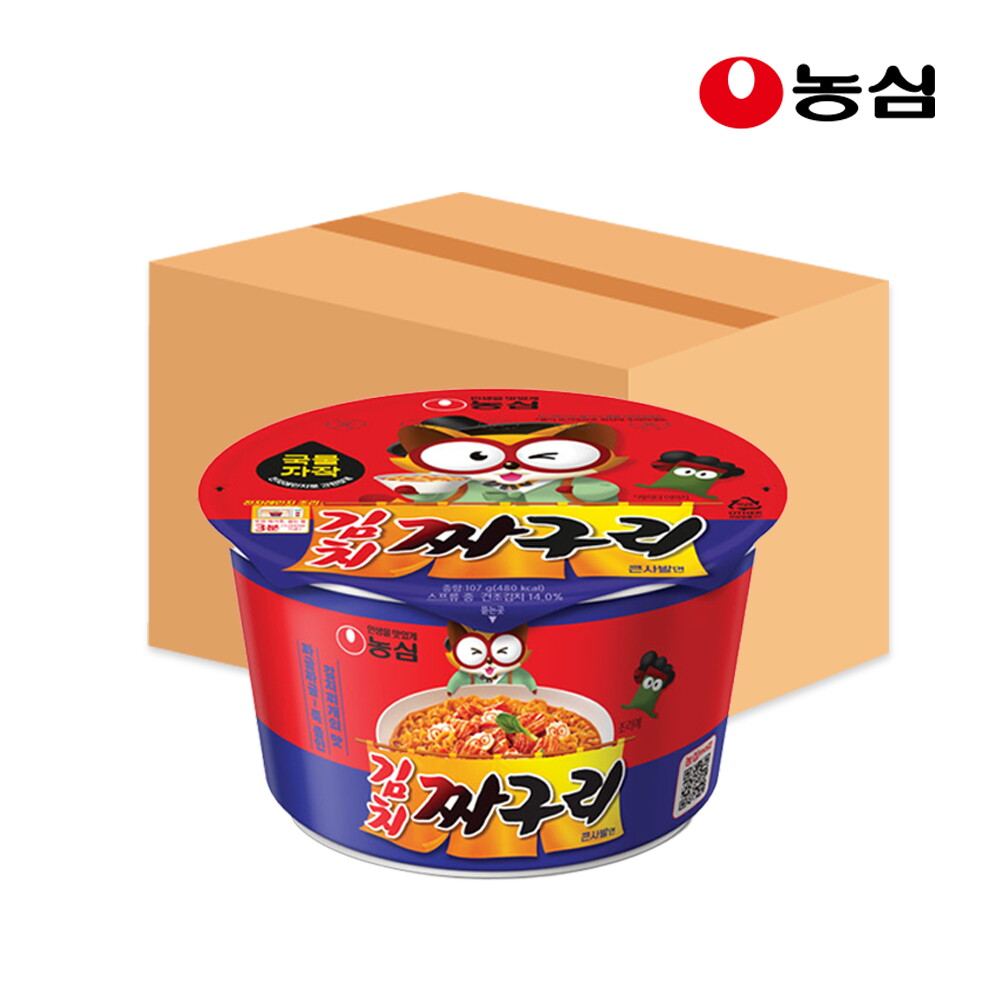농심 기타 농심 김치짜구리 큰사발면 107g x 16개 1박스