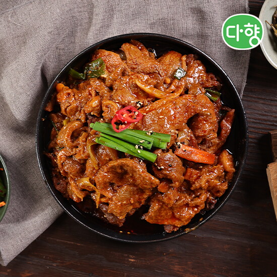 [다향오리]다향 오리주물럭 150g x 16팩(불고기맛 8팩+매운맛 8팩)