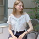 [아워호프]Betty Front Tie Blouse - White (H25SM3-BL01-WHI)