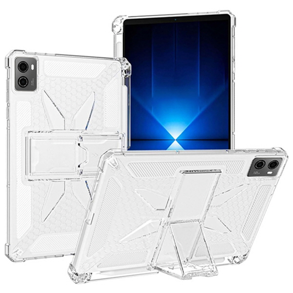 수나르 수나르 레노버 탭 리전 Y700 8.8 3세대 2세대 호환 벌집패턴 킥스탠드 펜슬수납 투명 범퍼 태블릿 케이스