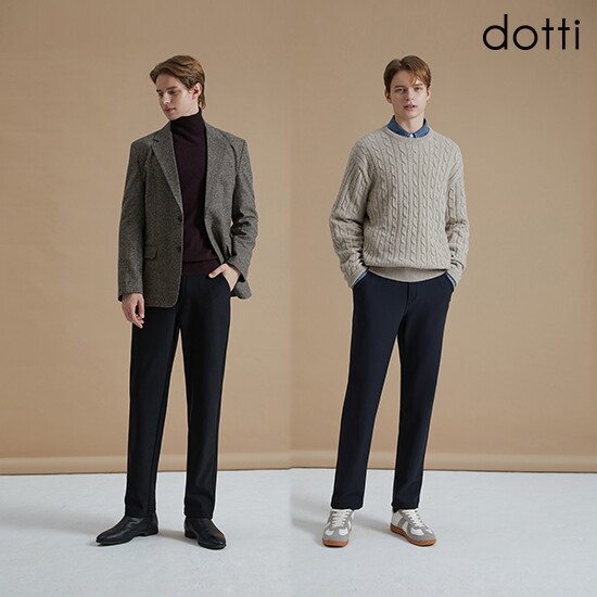 [도티]24FW 남성 텐션 나일론 기모 본딩 팬츠 2종(NNGM)