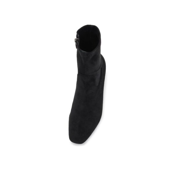 [포멜카멜레] 스퀘어 스웨이드 블랙 스판부츠 5CM (FIW1F1SA303Z1)