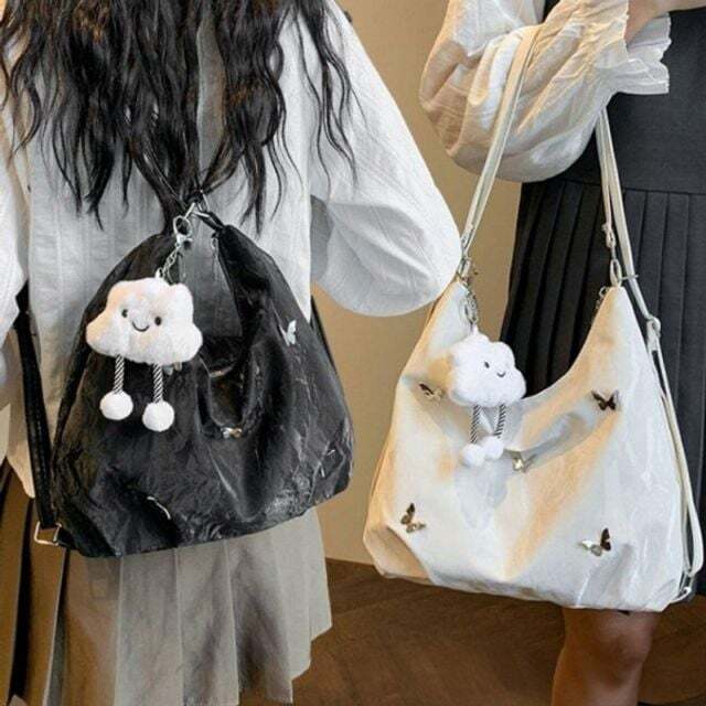 지오벤처스 백 데일리 캐주얼 숄더 백팩 필수템 대학생 가방 키링