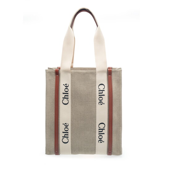 [끌로에]끌로에 우디 N/S 토트백 브라운 CHC24SS366I26-27S