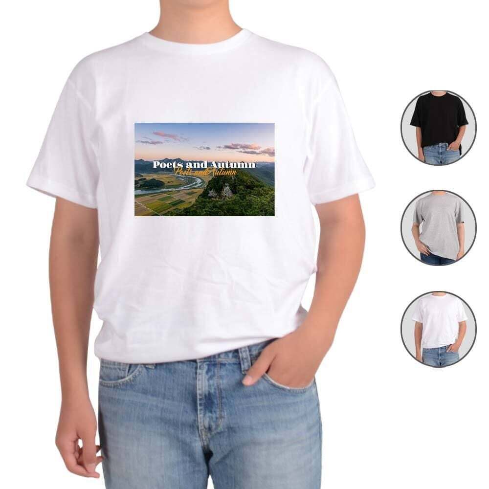 오너클랜 ATOGATO 단풍 낙엽 풍경 가을여행 20 맞춤 반팔티