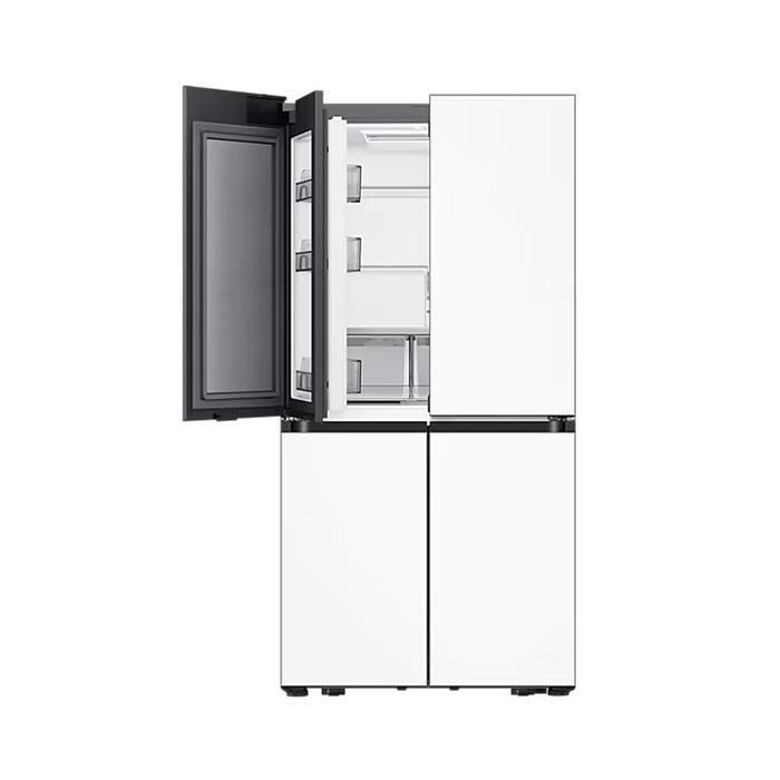 삼성전자 [하이마트] [9월 3주차 이후 순차배송] Bespoke AI 하이브리드 키친핏 Max 4도어 냉장고 RM70F64M2X [633L, 새틴 화이트]