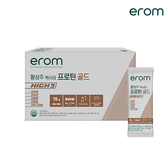 [이롬][1박스]황성주 박사의 프로틴골드 HIGH5(30g x21포 x 1박스)