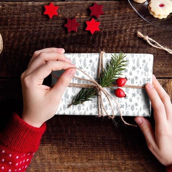 셀러허브(하프클럽) [하프클럽/셀러허브_여성트랜드패션]포장지 금은 별색 랩핑페이퍼 빅사이즈 8매