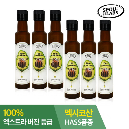 [서울랩스]아보카도 오일 엑스트라 버진 250ml X 6병