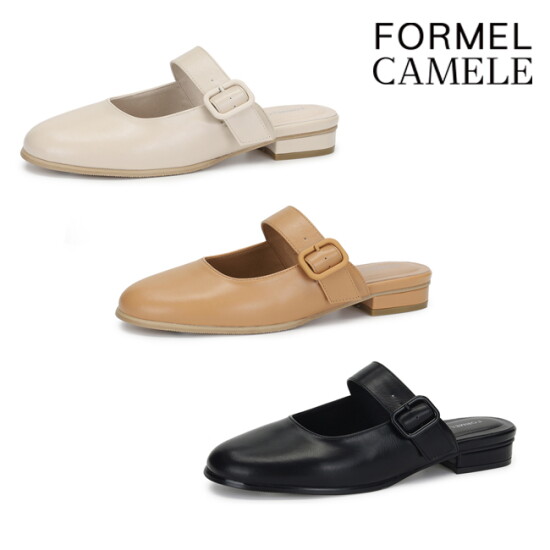 [포멜카멜레]라운드 메리제인 뮬 2CM 3종 택1 FKG1F1SM301