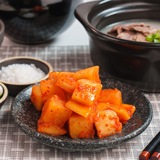 전라도청년 [전라도청년] 설렁탕 맛집 국내산 재료 깍두기 1kg