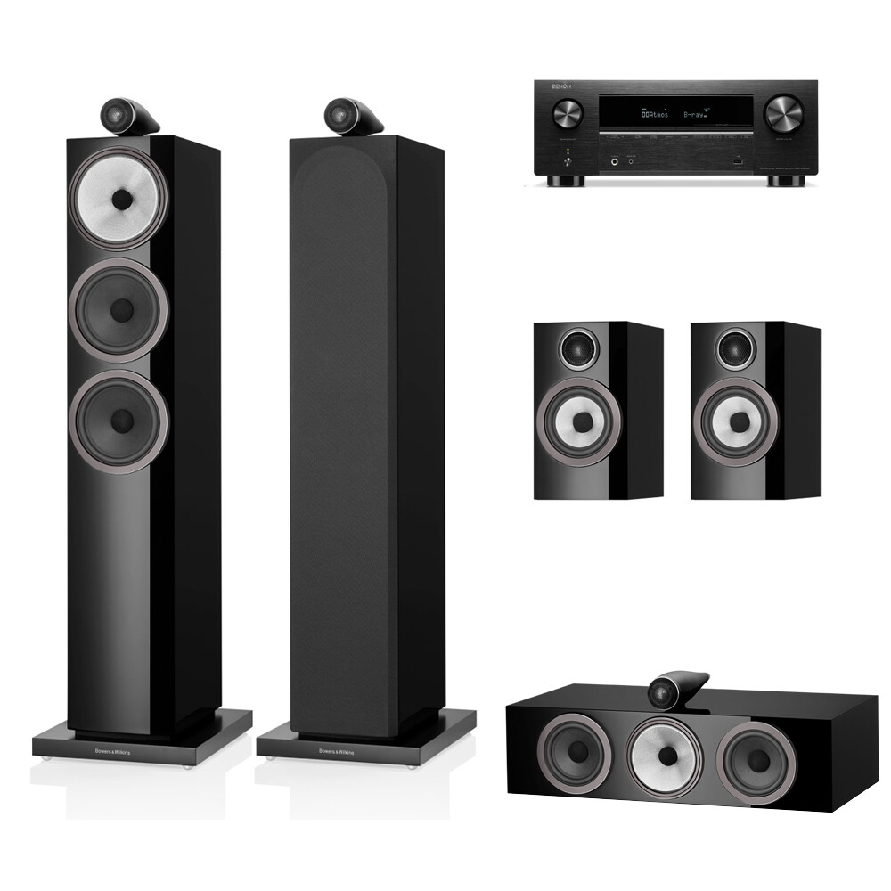 데논 AVR-X2800H + B&W 703 S3 5채널스피커(71/707)