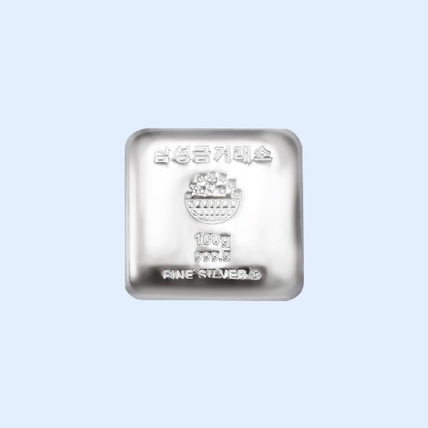 삼성금거래소 한정수량[삼성금거래소] 진공 실버바(Silver Bar) 100g