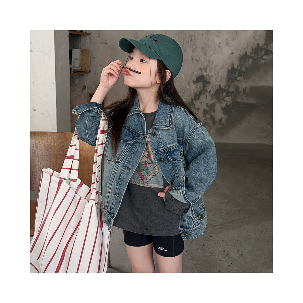 아이옷샵(마리오몰) 빈티지 워시드 데님 자켓 R<b>21325</b>
