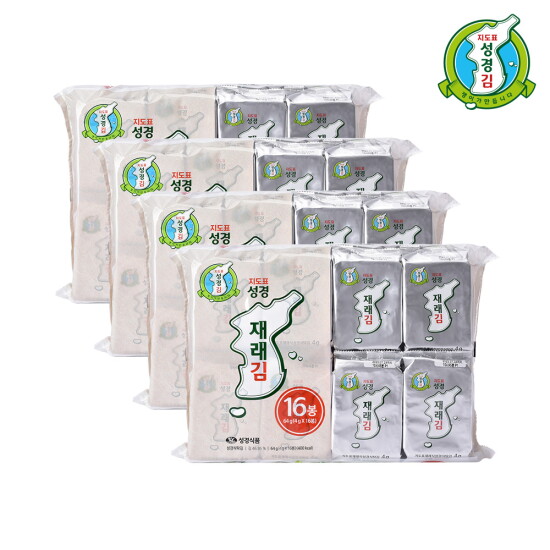 [성경김]성경식품 재래 도시락김(4g) 64봉