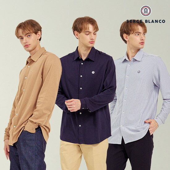 [세르즈블랑코]세르즈블랑코 24FW 남성 텐션셔츠 3종 