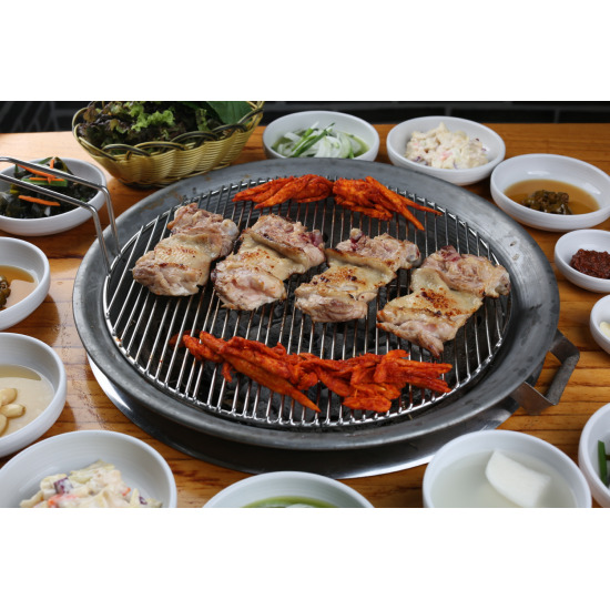 [황토집숯불닭갈비] 춘천 소금 닭갈비