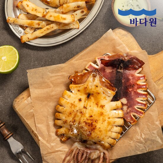 [바다원]피데기 반건조 오징어 10미 대형 (1.2kg) 국내산