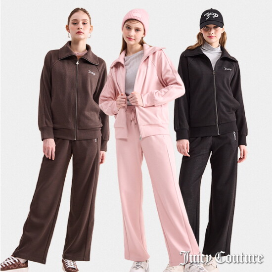 [쥬시꾸뛰르(엑티브웨어)]24FW 글리터 셋업 1세트(2종)