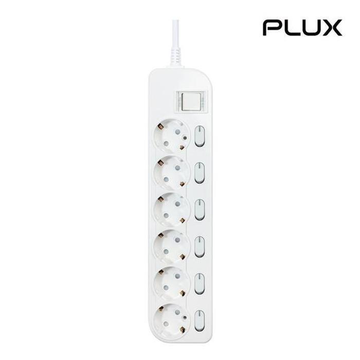 플럭스 [하이마트] 절전형 멀티탭 개별 스위치 6구 멀티탭 5M