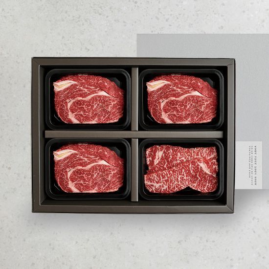 [설성목장]설성목장 명품 성(城) 1++ 한우 선물세트 (냉장 / 등심 250g*6팩, 채끝 250g*2팩)