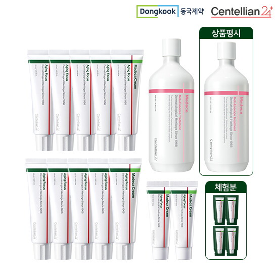 [센텔리안24][내돈내산패키지]NEW센텔리안24 마데카크림 에이징 포커스 크림 50ml* 10개 + 15ml*2개+멜라에센스 500ml*1개 + 무료체험 1ml*4매 +[리뷰시]멜라에센스 500ml 