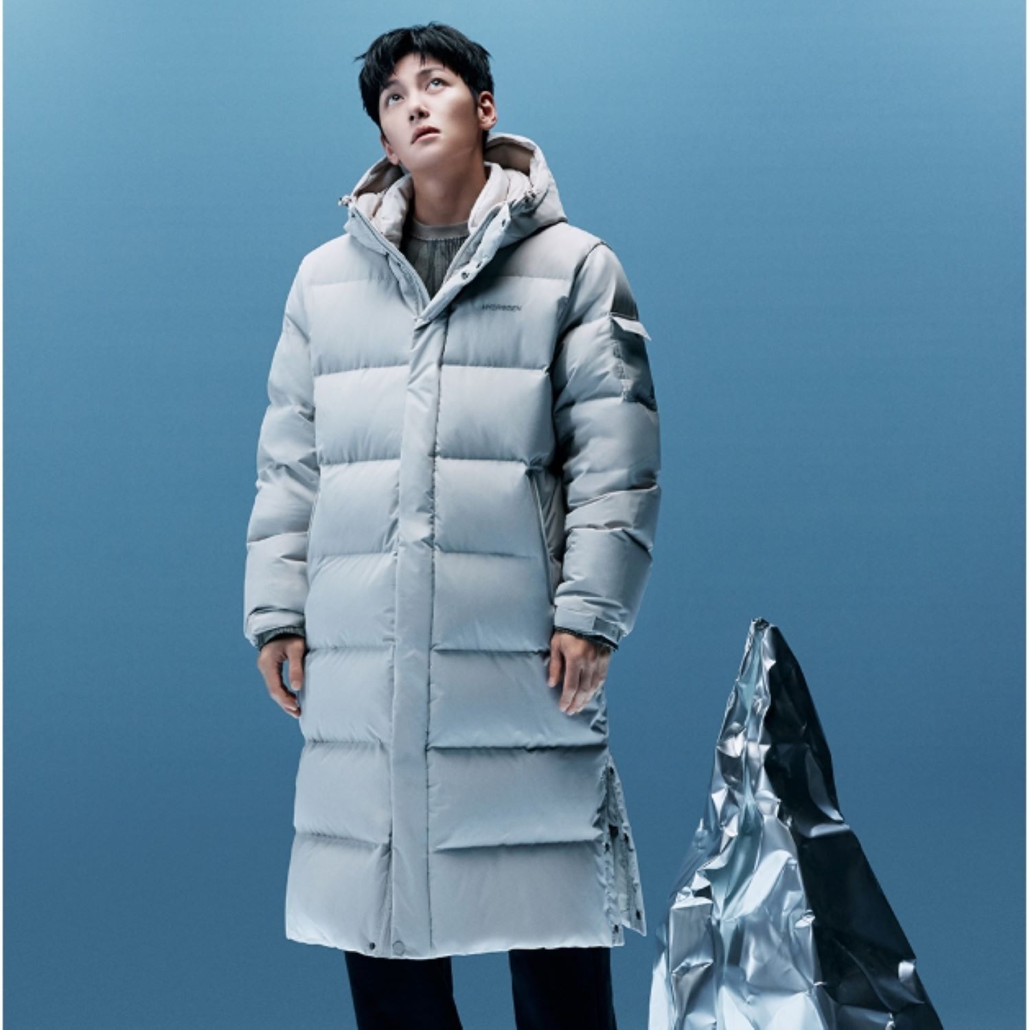 하이드로겐(아웃도어 정상) (지창욱 착장)판매가:399000원24FW 유니 로디 RDS 롱 다운 자켓 H31D4JD007
