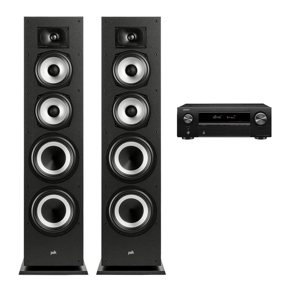 데논 AVR-X250BT + 폴크오디오 Monitor XT70 하이파이 AV 오디오